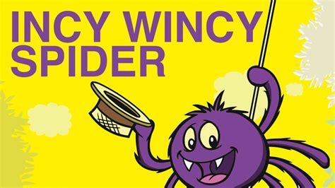 Incy Wincy Spider Nursery Rhyme With Lyrics - Cartoon Animation Rhymes ...