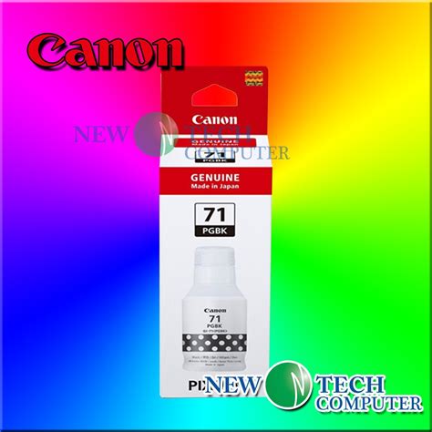 Canon GI 71 BLACK CYAN MAGENTA YELLOW INK CARTRIDGE GI71 GI 71 FOR