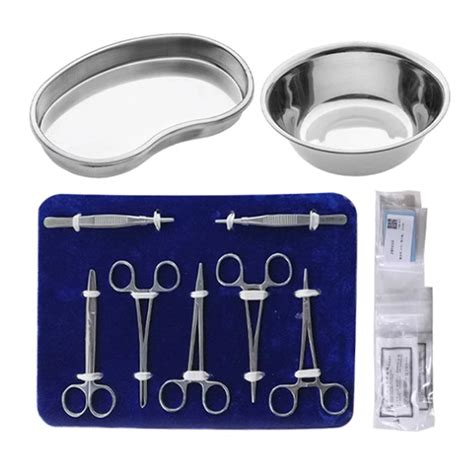 Vet Basic Surgical Kit Suturing Set Veterinary Surgical Instrument Kit China Veterinary