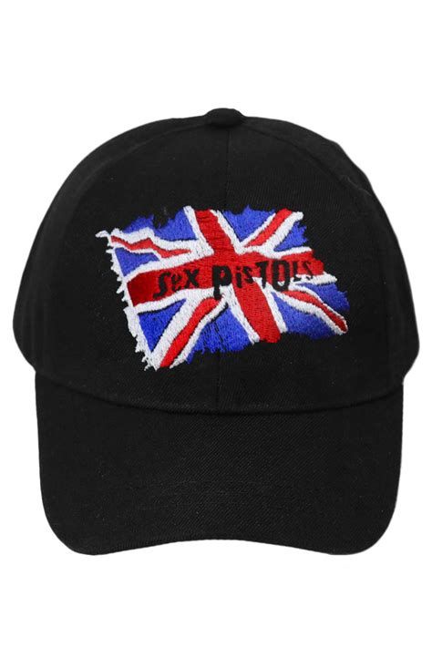 Бейсболка Sex Pistols с 3D вышивкой белая B3D005 купить в интернет