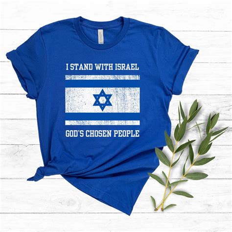 I Stand With Israel Shirt Israel T Shirt For Men Support Israel Mens