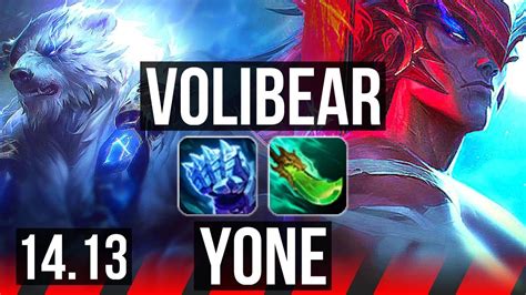 Volibear Vs Yone Top Winrate Euw Master Youtube