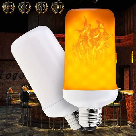 Aliexpress Buy E14 LED Flame Effect Fire Light Bulbs E27