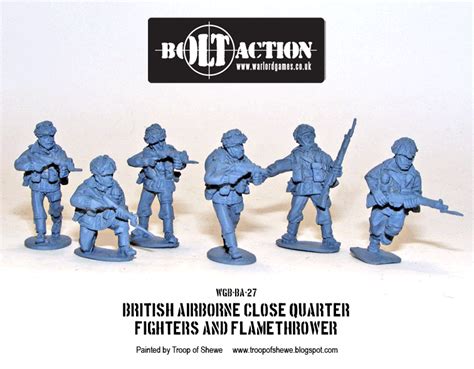 New Bolt Action British Airborne Close Quarter Fighters Warlord Games