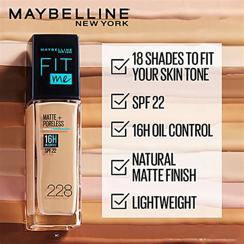 Buy Maybelline New York Fit Me Matte Poreless Liquid Foundation With Pump Warm Nude Online