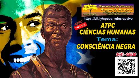 Live ATPCA HUMANAS EDUCAÇÃO E CONSCIÊNCIA NEGRA YouTube