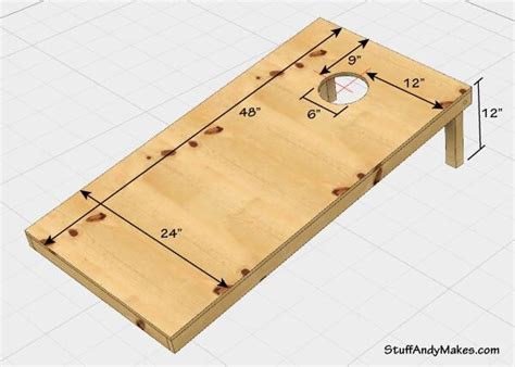 Diy Cornhole Game Set Woodworking Projects Diy