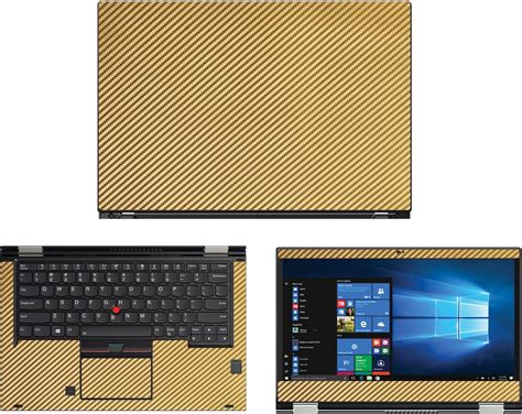 Decalrus Protective Decal For Lenovo Thinkpad Yoga X380 13 3 Screen Laptop Gold