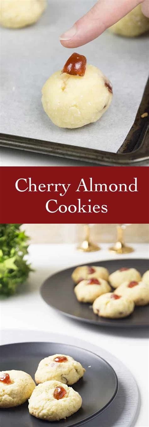 Cherry Almond Christmas Cookies | Christmas Baking