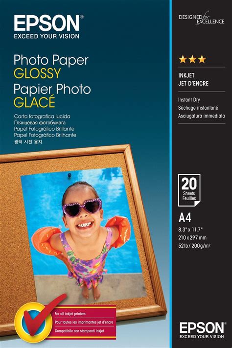 Photo Paper Glossy A4 20 Sheets Paper And Media Ink Paper