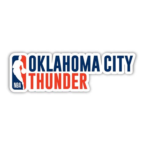 Oklahoma City Thunder – NBA Logo With Name – Temporary Tattoo – Biggest ...