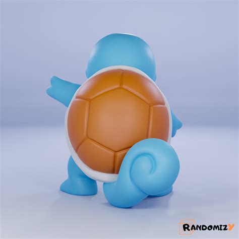 Squirtle Fanart By Randomizy Download Free Stl Model