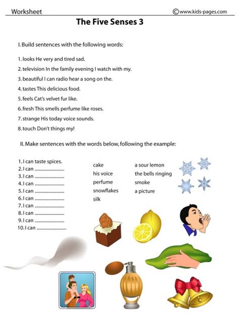 five sense worksheet: NEW 90 THE FIVE SENSES WORKSHEET PDF