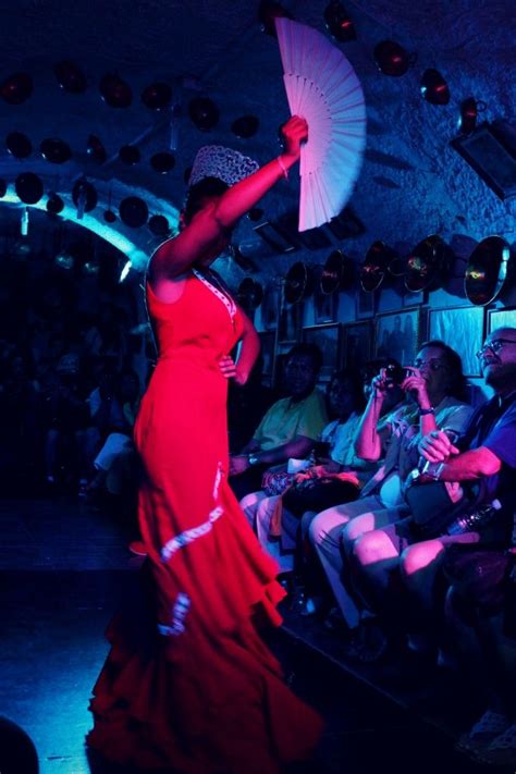 Granada, Spain during a flamenco show in the Sacromonte neighbourhood # ...