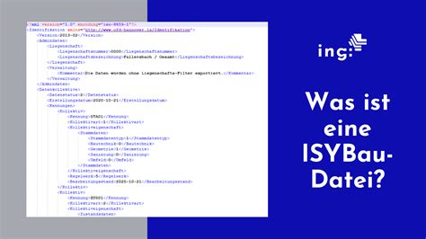 Was Ist Eine Isybau Datei Ing Erkl Rt S