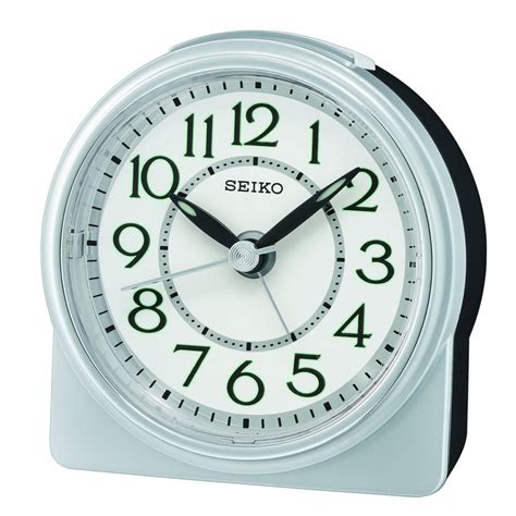 Beep Quartz Battery Alarm Clock With Light And Snooze Qhe S