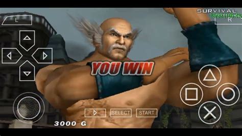 Tekken 5 Dark Resurrection Modo Supervivencia Gameplay Español YouTube