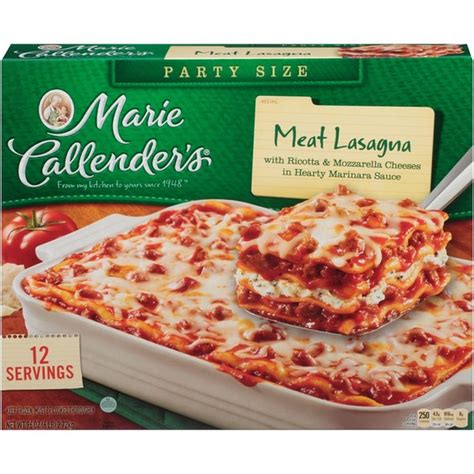 Marie Callender S Meat Lasagna 96 Oz Instacart