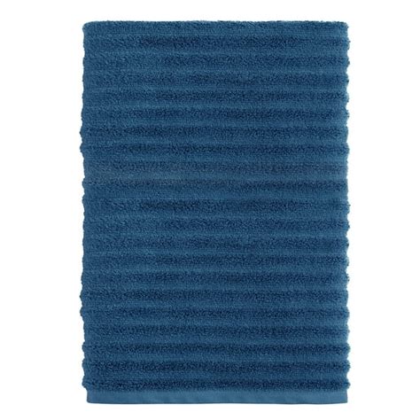 Mainstays Performance Textured Bath Sheet 62 X 30 Indigo