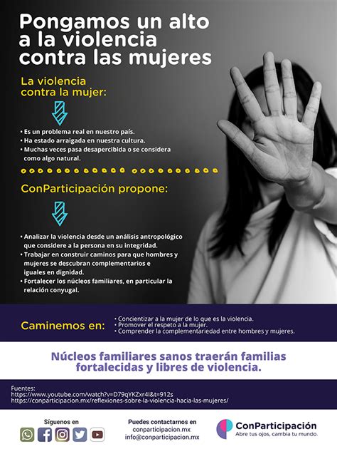 Pongamos Un Alto A La Violencia Contra Las Mujeres Conparticipacion