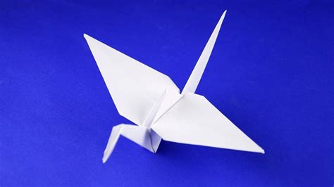 How To Make A Paper Crane Tutorial Step By Step Origami Youtube