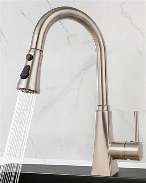 Hibbent Kitchen Faucet Sprayer Head Replacement Pull Down Faucet