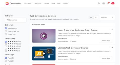 Courseplus Template