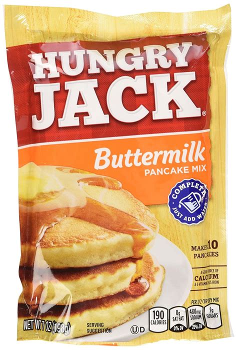 Hungry Jack Pancake And Waffle Mix Buttermilk 7 Ounce Pack Of 12 Pancake And