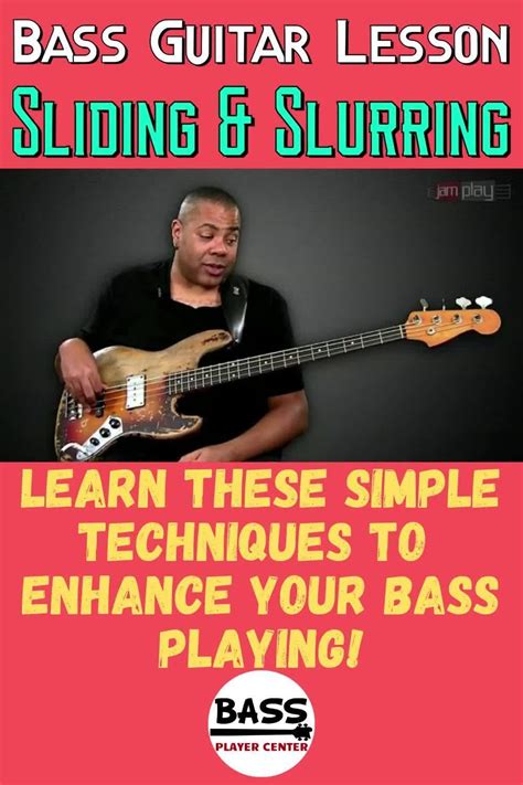 Beginner Bass Guitar Lesson Sliding Slurring Techniques Bass Player Center Artofit