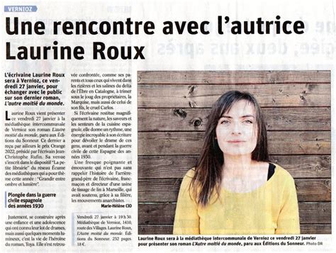 Piqure De Rappel Rencontre Avec L Autrice Laurine Roux A La