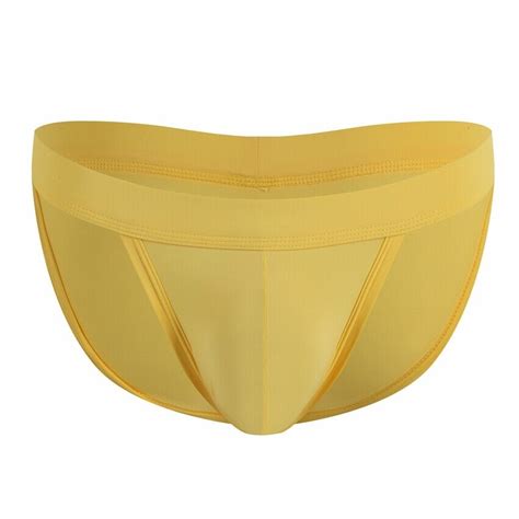 Mens Sexy Underwear Briefs Bikini Jockstrap Low Rise Solid Underpants