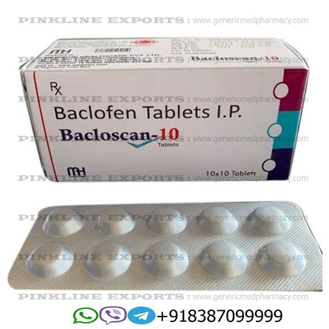 Baclosign Baclofen Tablets Ip Non Prescription Treatment Muscle