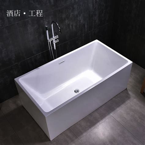 Factory Direct Selling White Glossy Durable Acrylic Bathtub