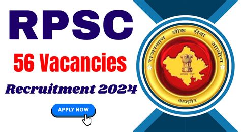 Rpsc Recruitment Notification For Vacancies Apply