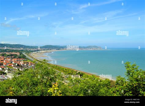 Colwyn Bay in North Wales Stock Photo - Alamy