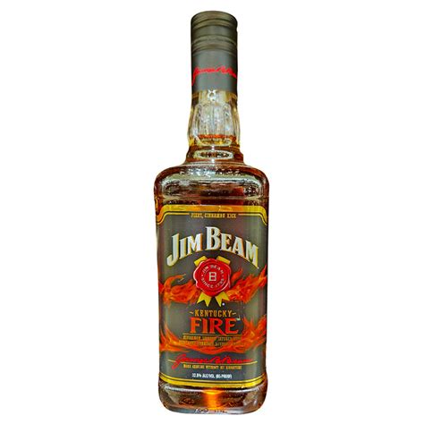 Jim Beam Fire Bourbon Whiskey 750ml Liquor Freight