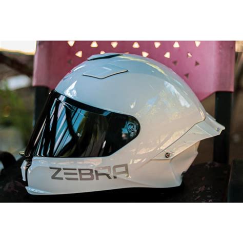 Zebra Helmet 655 Nifty White Shopee Philippines