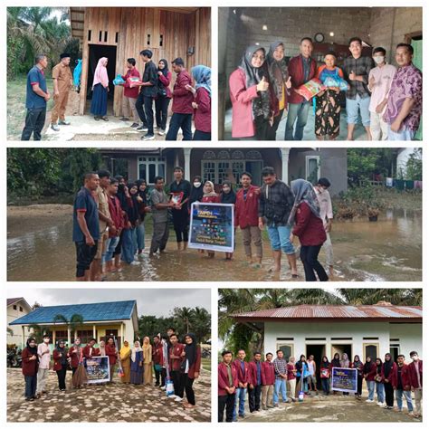 Ormawa Undhari Peduli Salurkan Bantuan Korban Banjir Timpeh