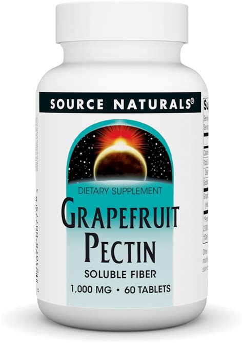 Source Naturals Grapefruit Pectin Soluble Fiber 1000 Mg