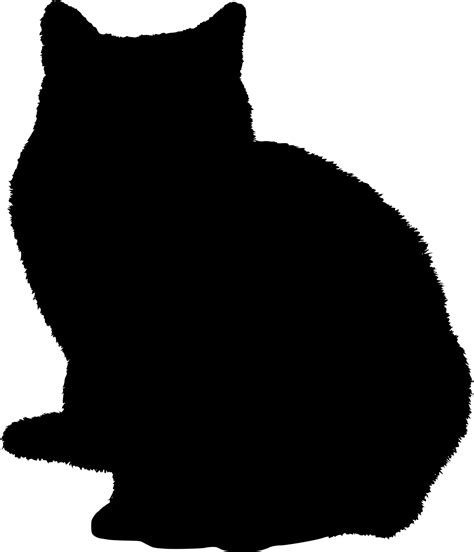 Vector silhouette of Cat on white background 22958485 Vector Art at ...