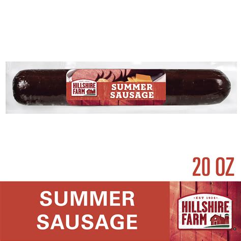 Hillshire Farm Hardwood Smoked Summer Sausage Oz Walmart