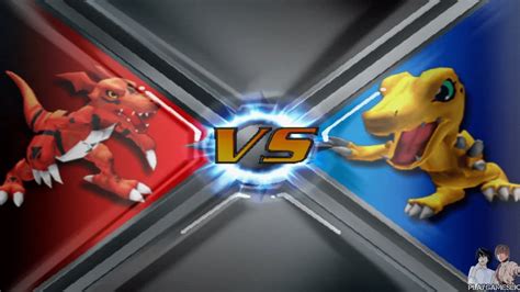 Digimon Rumble Arena Guilmon Vs Agumon Youtube