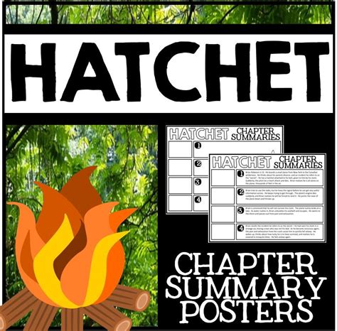 Hatchet Novel Study Unit Literature Guide Gary Paulsen Chapter