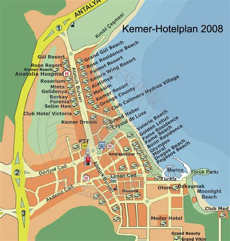 Hotels in Kemer / Antalya / Turkey