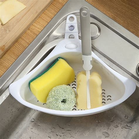 Hxoliqit Kitchen Sink Drain Basket Swan Drain Rack Swan Shape Sink