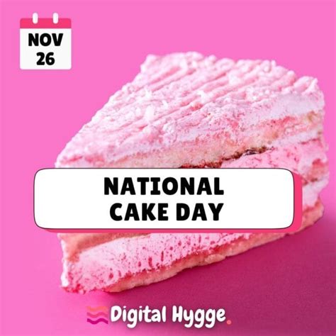 National Cake Day Digital Hygge