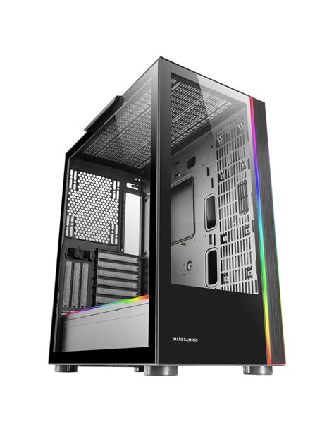 Mars Gaming MC ULTRA Negro Torre Gaming Custom XXL E ATX Doble Tira LED