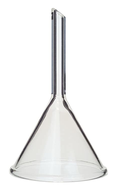 FUNNEL SS 40 Gsc Embudo de vidrio de borosilicato vástago corto