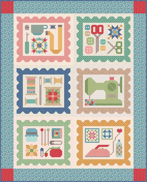 Shipping Now Lori Holt Mercantile Sew Along Quilt Kit Lori Holt