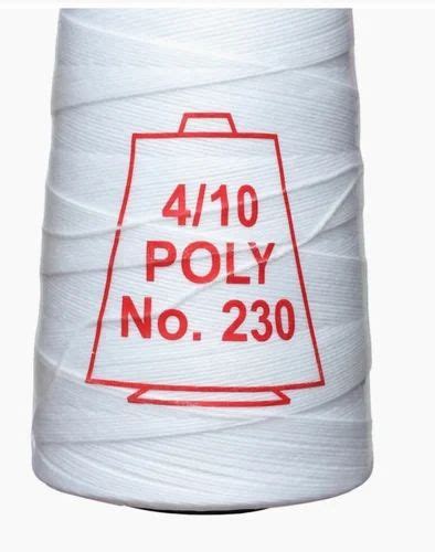 White Plain Bag Closing Polyester Threads Size Nos Packaging Type